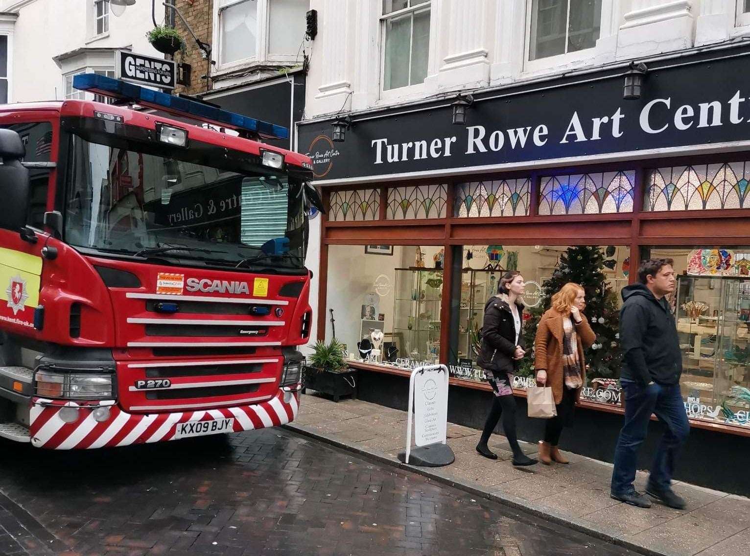 Harbour Street has now been opened after the suspected gas leak. Picture: Turner Rowe Art Centre & Gallery