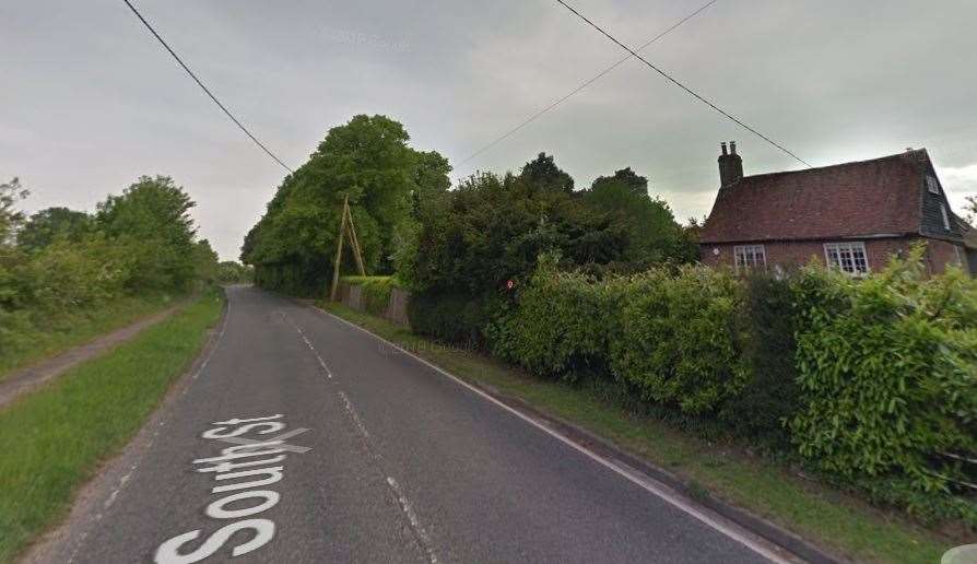 Chimney fire in South Street, Meopham. Picture: Google (31939886)