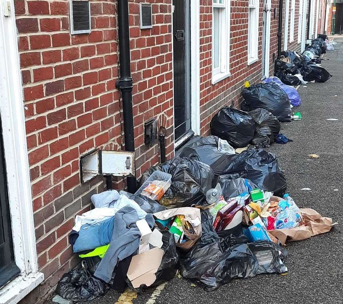 The council says the level of rubbish has not been acceptable. Picture: Pat Gorman