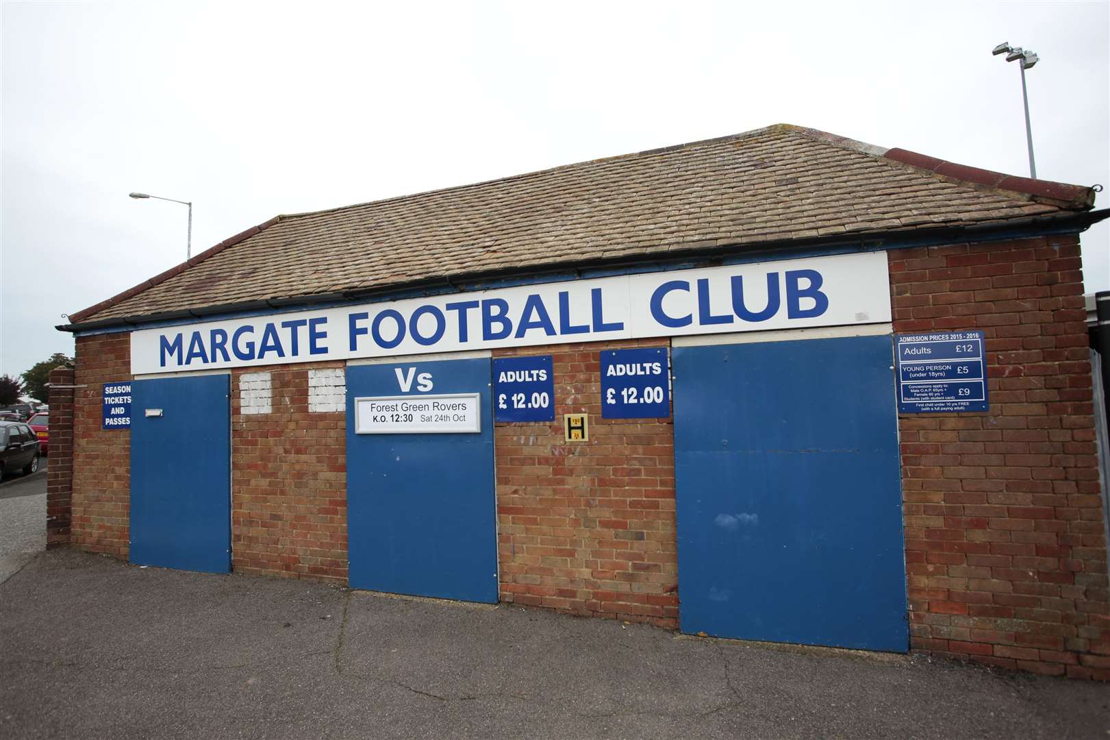 Margate's Hartsdown Park should be welcoming back fans Picture: Martin Apps