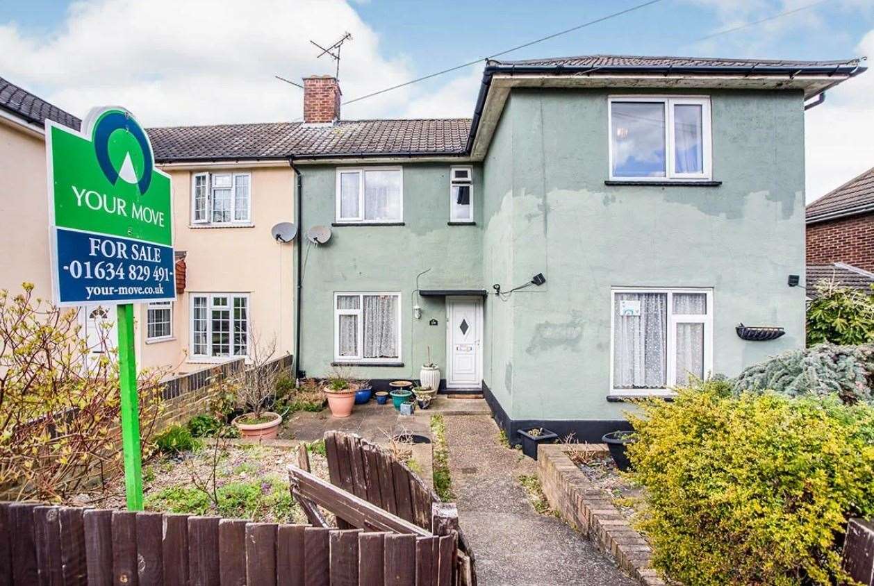 Chatham's cheapest four-bed is in Wayfield Road and is valued at £290,000. Picture: Zoopla / Your Move