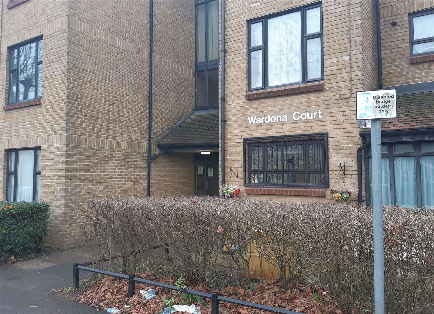 Wardona Court in Ames Road, Swanscombe