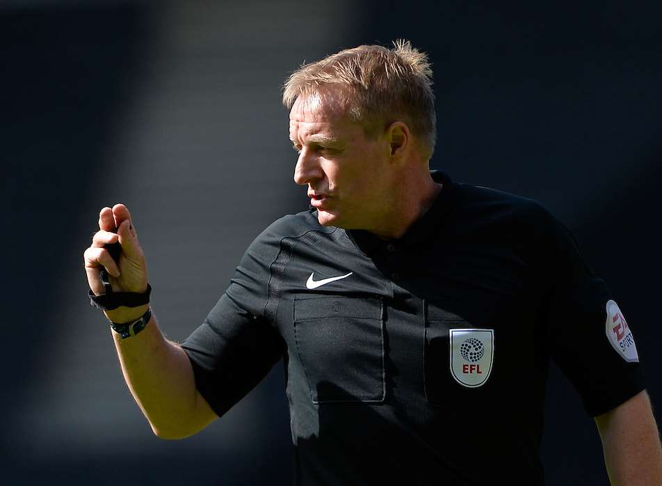 Referee Trevor Kettle said sorry after the last Gills game he officiated Picture: Ady Kerry