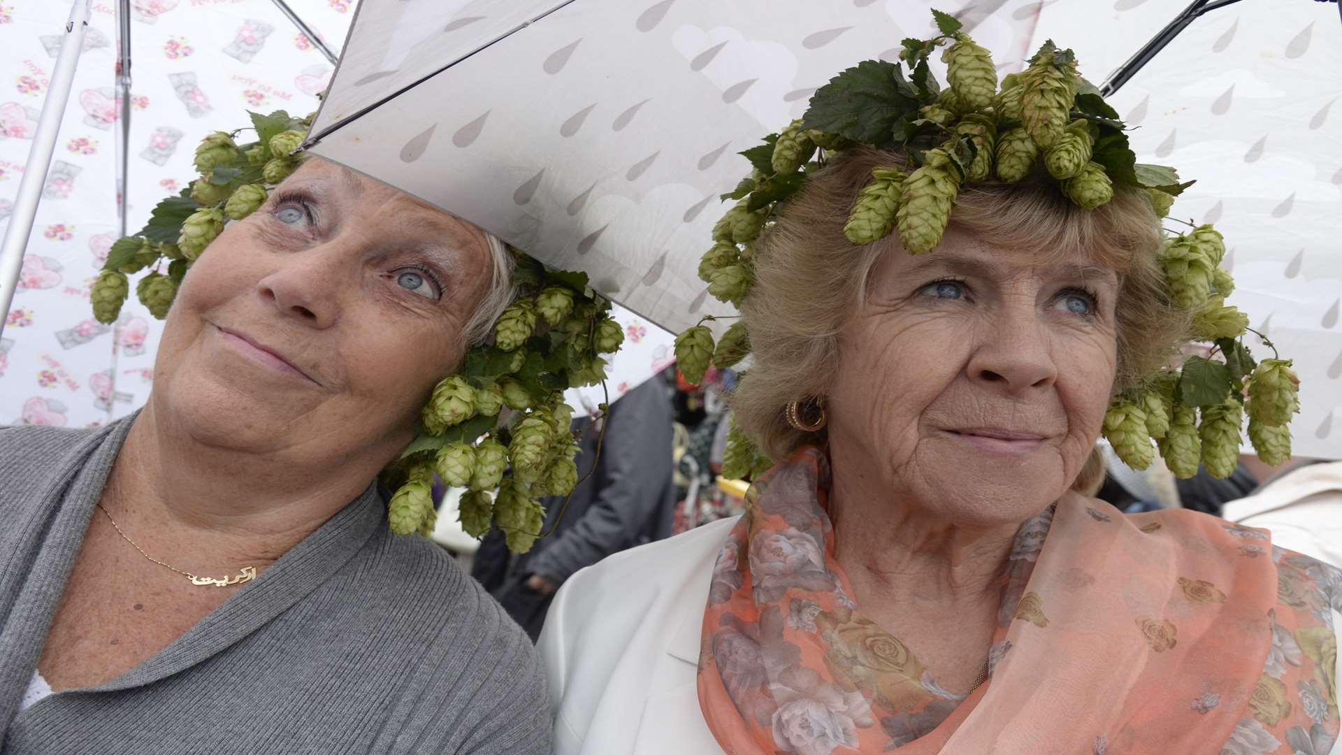 Margaret Ross and Margaret Keenan at this year's Hop Festival.