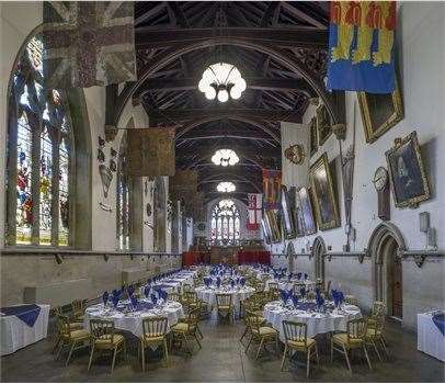 An interior image of the the Maison Dieu. Picture: Dover District Council