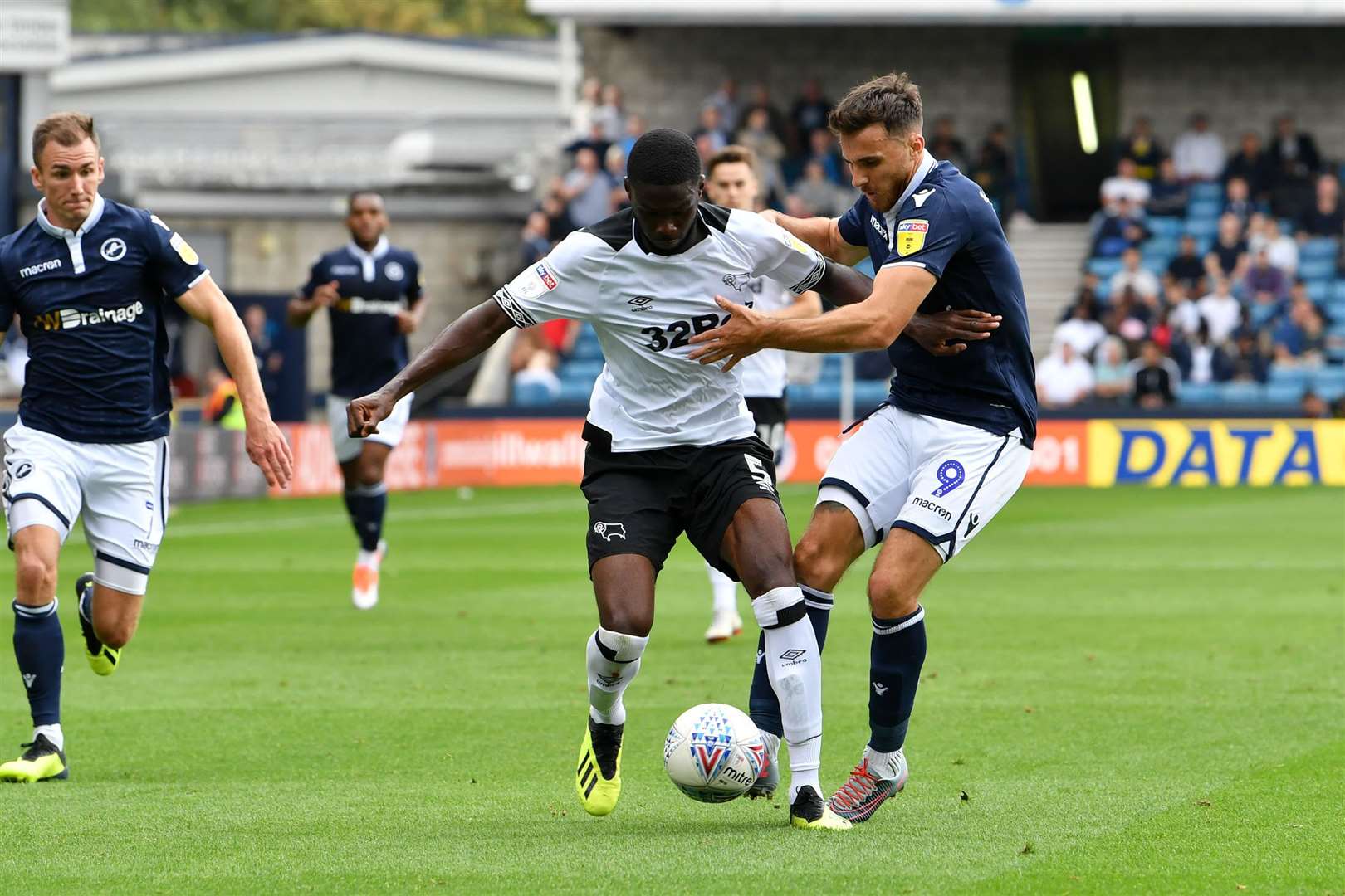 Former Gravesend Grammar student Fikayo Tomori in action for Derby County. Picture: Keith Gillard