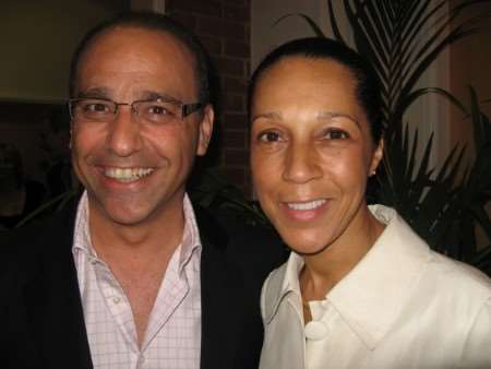Theo Paphitis, from The Dragon's Den, with Helen Grant, prospective Conservative parliamentary candidate for Maidstone and the Weald. Picture: Trevor Sturgess