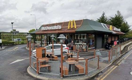 McDonald's in Otford Road, Sevenoaks. Image: Google