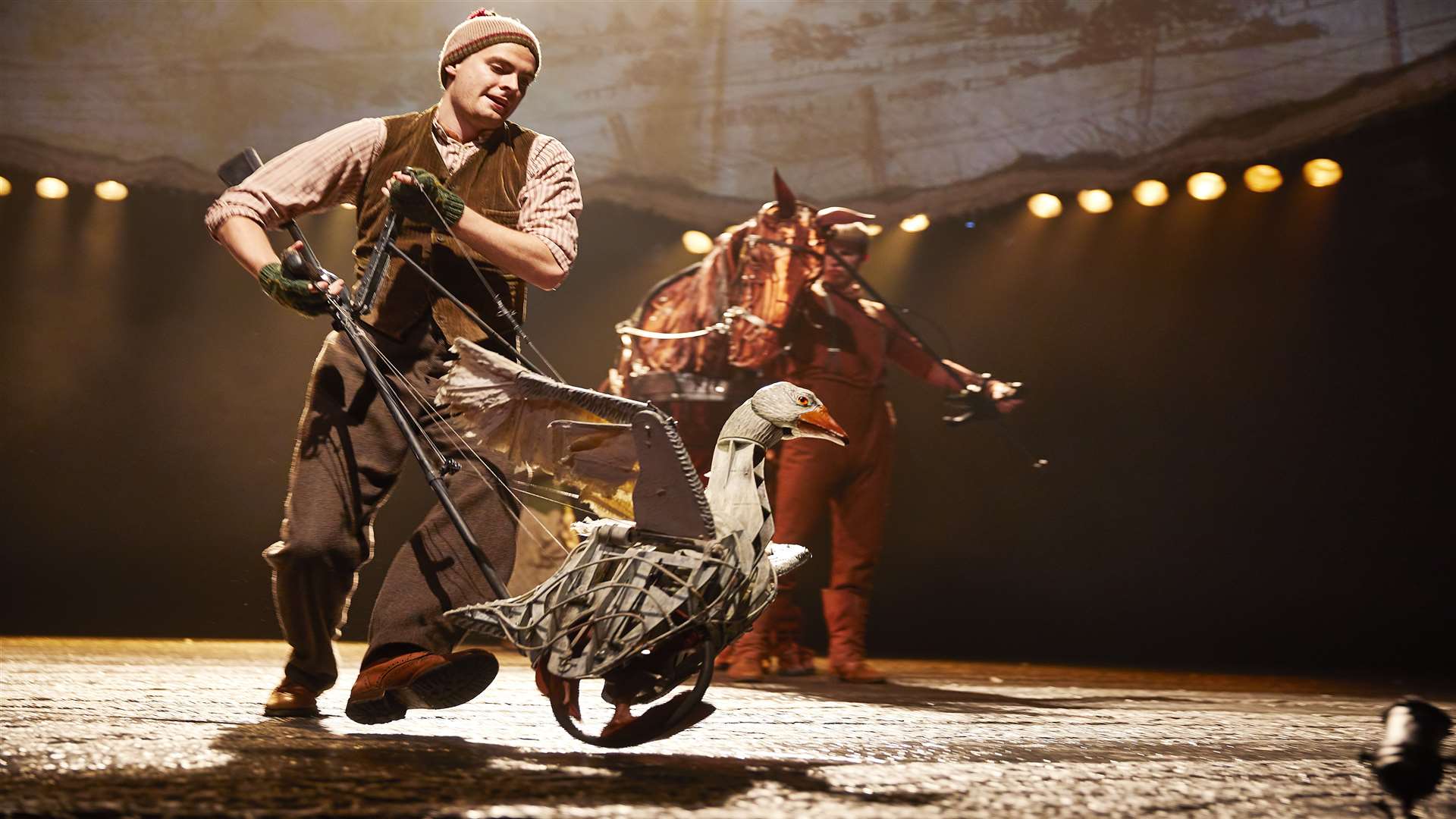 Billy Irving in War Horse is at the Marlowe Theatre in Canterbury Picture: Birgit & Ralf Brinkhoff