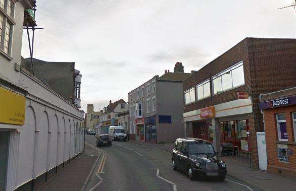 The incident happened in Queen Street in Deal. Picture: Google Maps