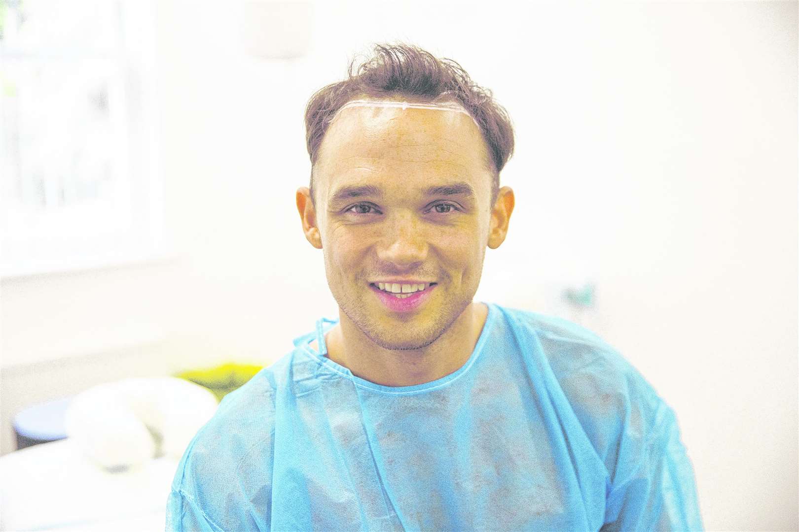 Gareth Gates visited Maidstone once before to undergo a hair transplant. Picture: SWNS