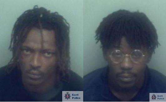 Brothers Cedric and Romeo Makiadi have been jailed. Picture: Kent Police (3247864)