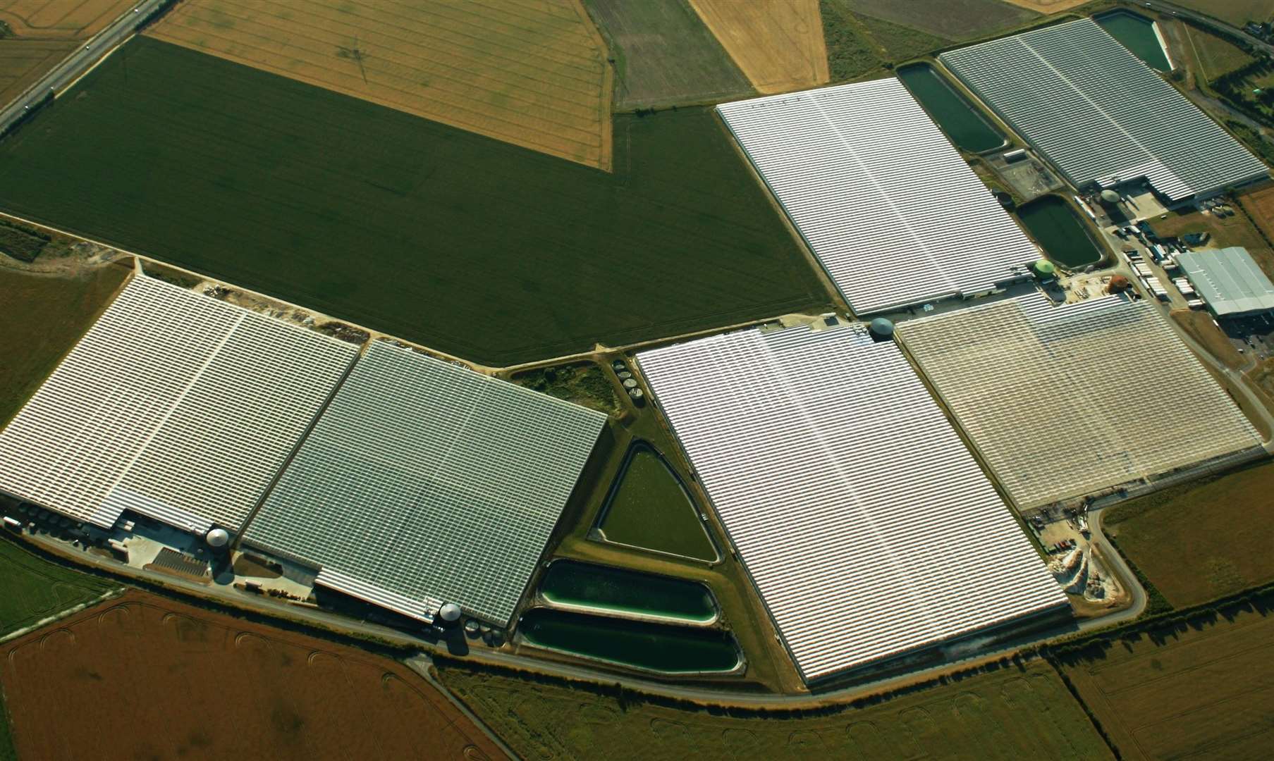 The huge greenhouse complex Thanet Earth in Birchington. Picture: Geoff Hall