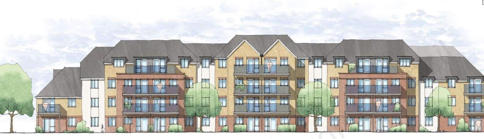 Plans have been drawn up for a four-storey retirement complex. Picture: On Architecture