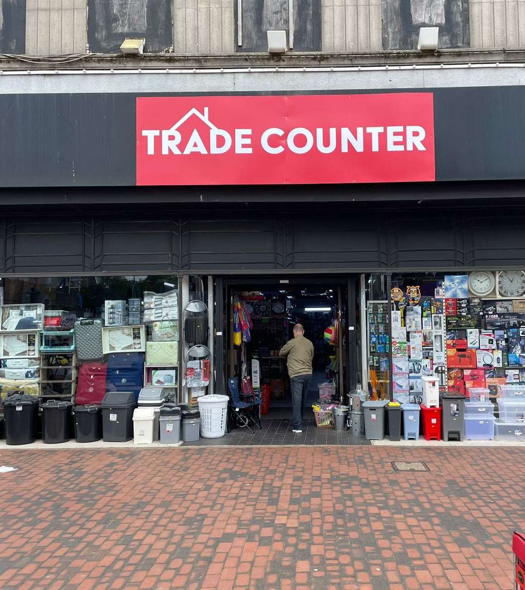 Trade Counter in what used to be Burtons in Sittingbourne High Street