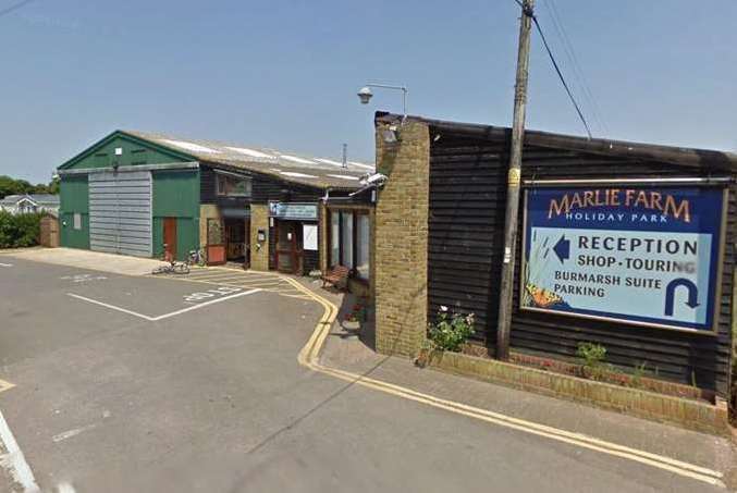 Michael Quilligan attacked his wife at Marlie Holiday Park in New Romney. Pic: Google