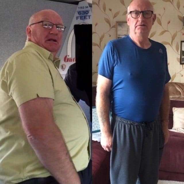 Ray Seager lost 2.5 stone while in lockdown. Picture: Slimming World (43685982)