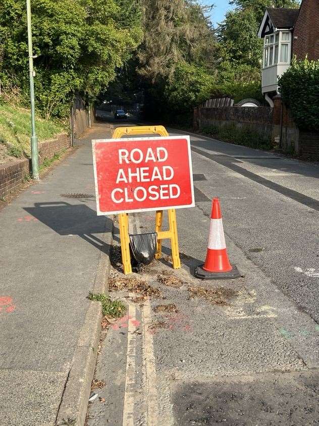 The Street road closure