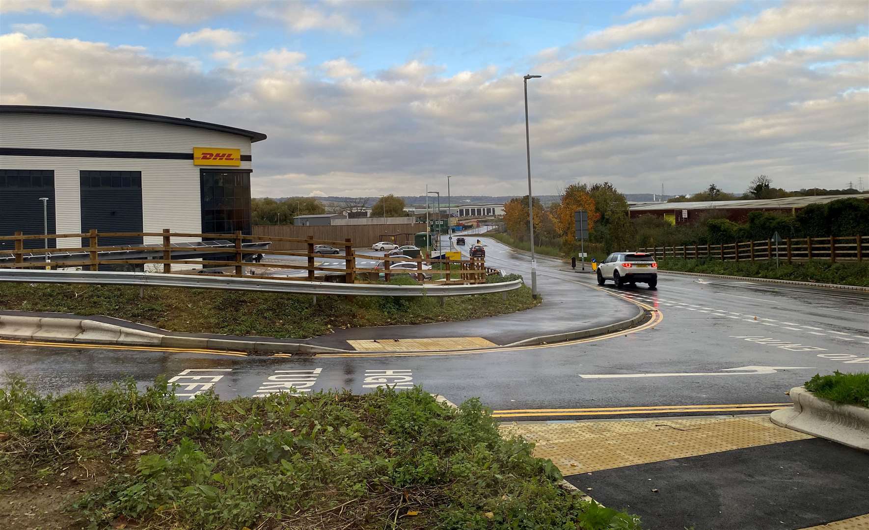 A turning point for HVGS has been installed at the top of Mill Hall Road, by the junction of Station Road