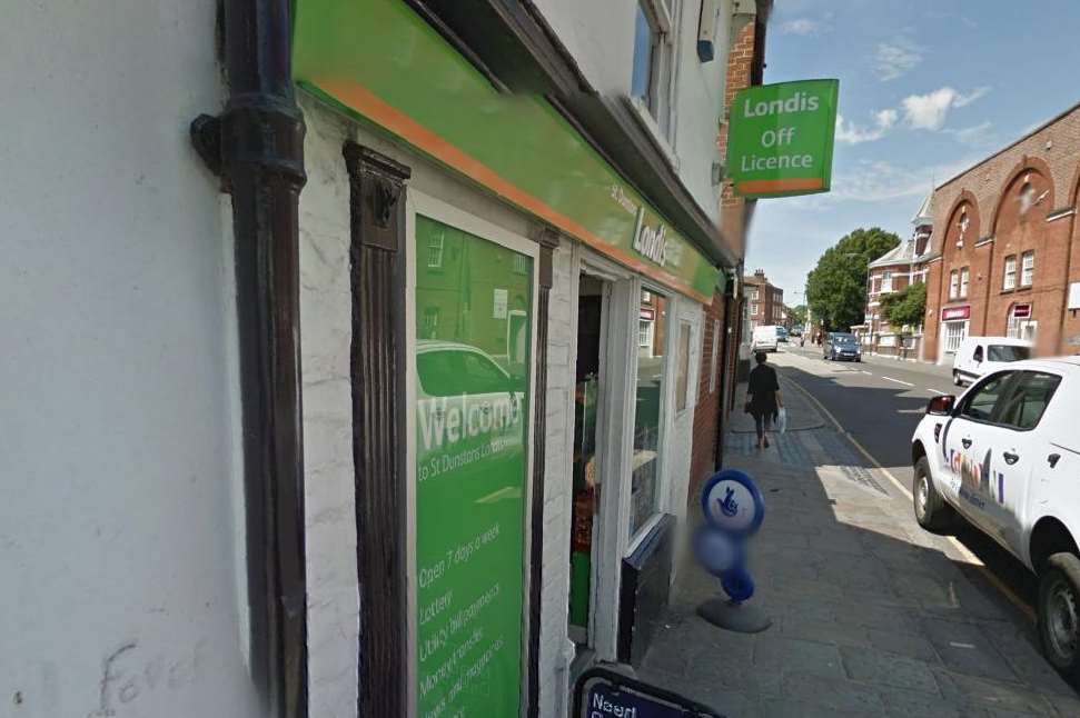 Londis in St Dunstans where the alleged incident look place. Picture: Google.