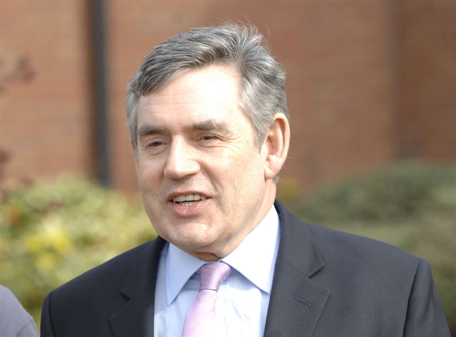 Gordon Brown: One of the speakers at the Roll of Honour ceremony Picture: Matthew Walker