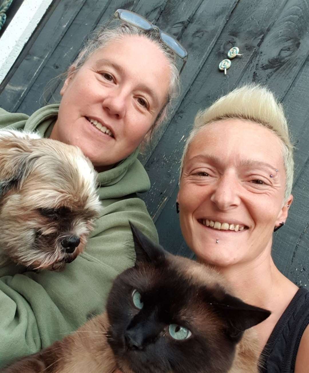 Dee Potter and Natasha McPhee from Animals Lost and Found in Kent, Gillingham