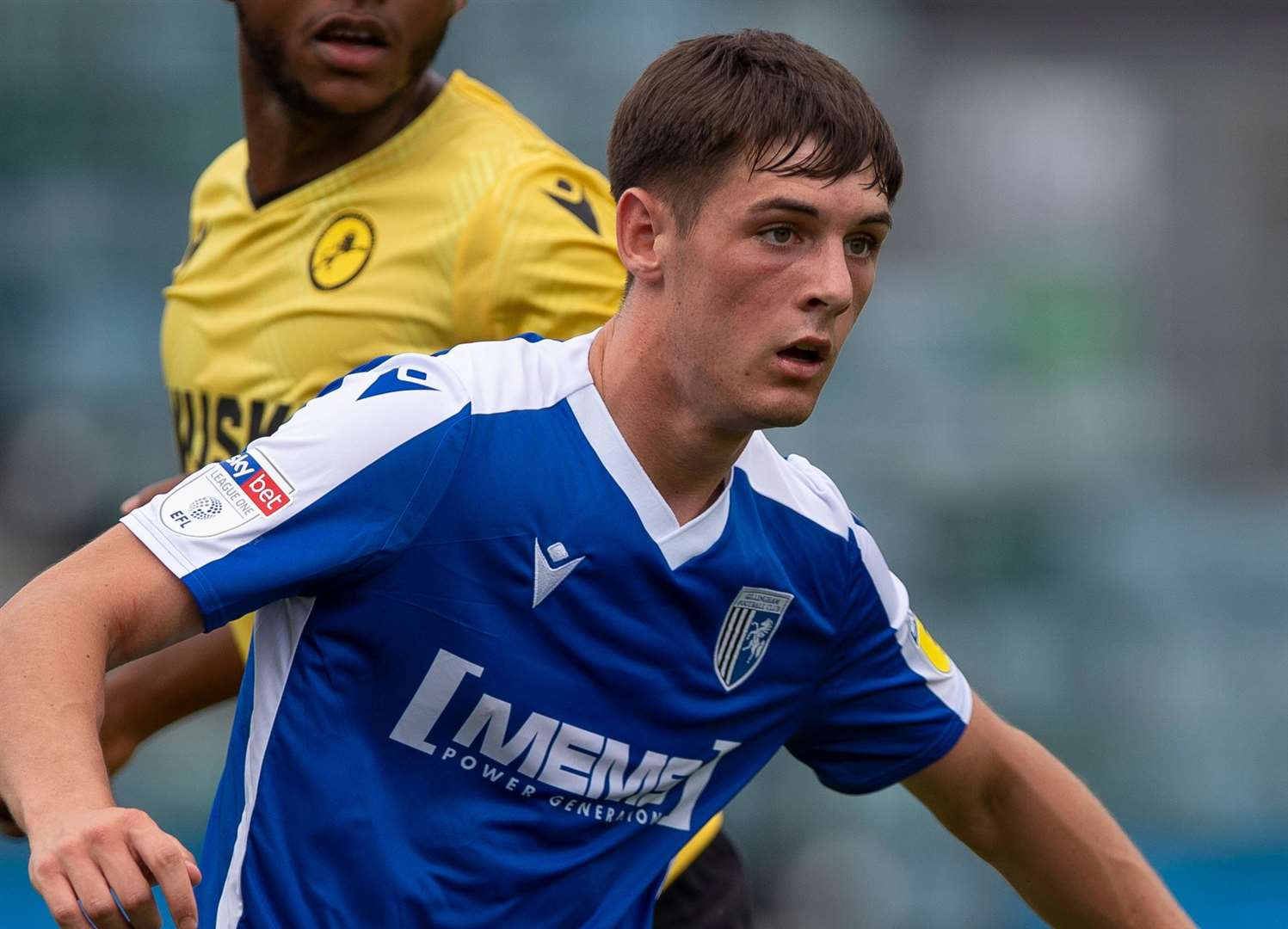 Promising youngster Ben Allen was involved for Gillingham at Welling United Picture: Ady Kerry