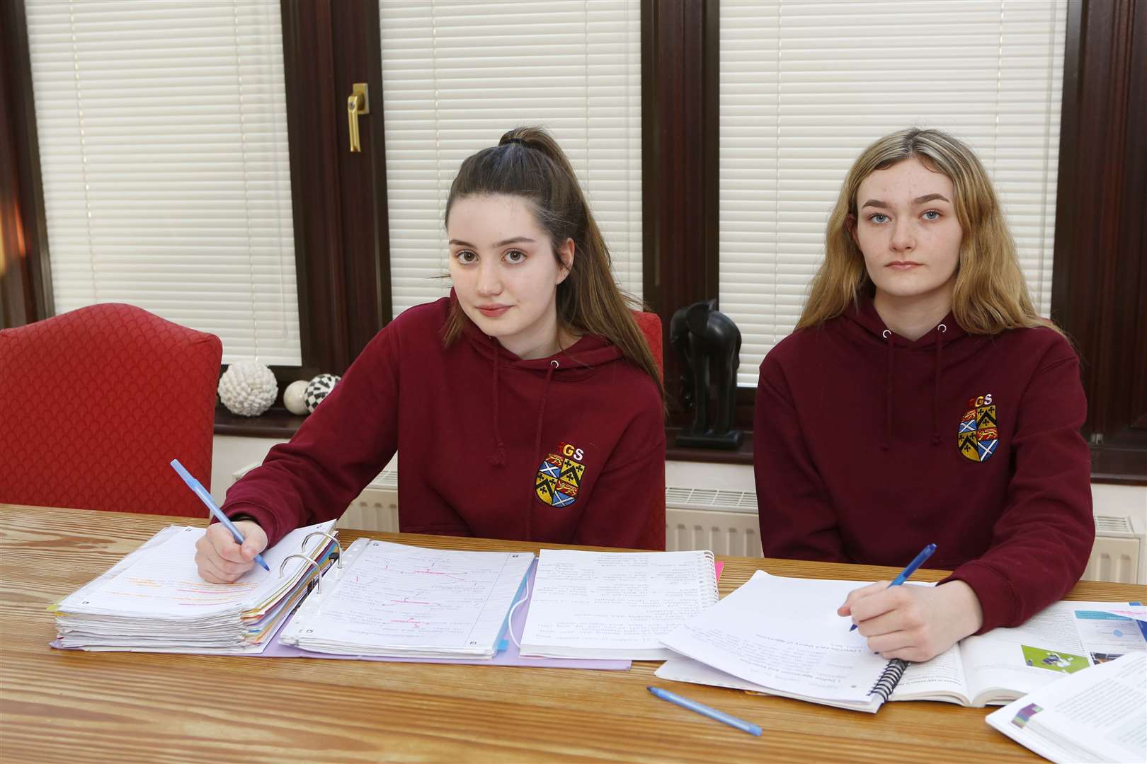 Alexandra Mcdonald and Maddie Colley have been excluded from school for allegedly putting nuts outside a teachers classroom,