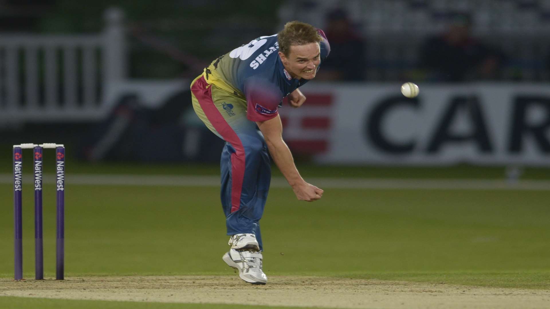 David Griffiths in action against Sussex. Picture: Barry Goodwin.