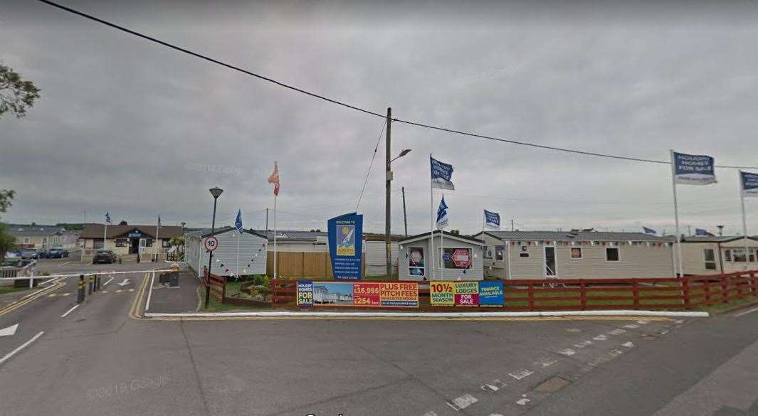 Alberta Holiday Park in Seasalter, Whitstable. Picture Google Street View