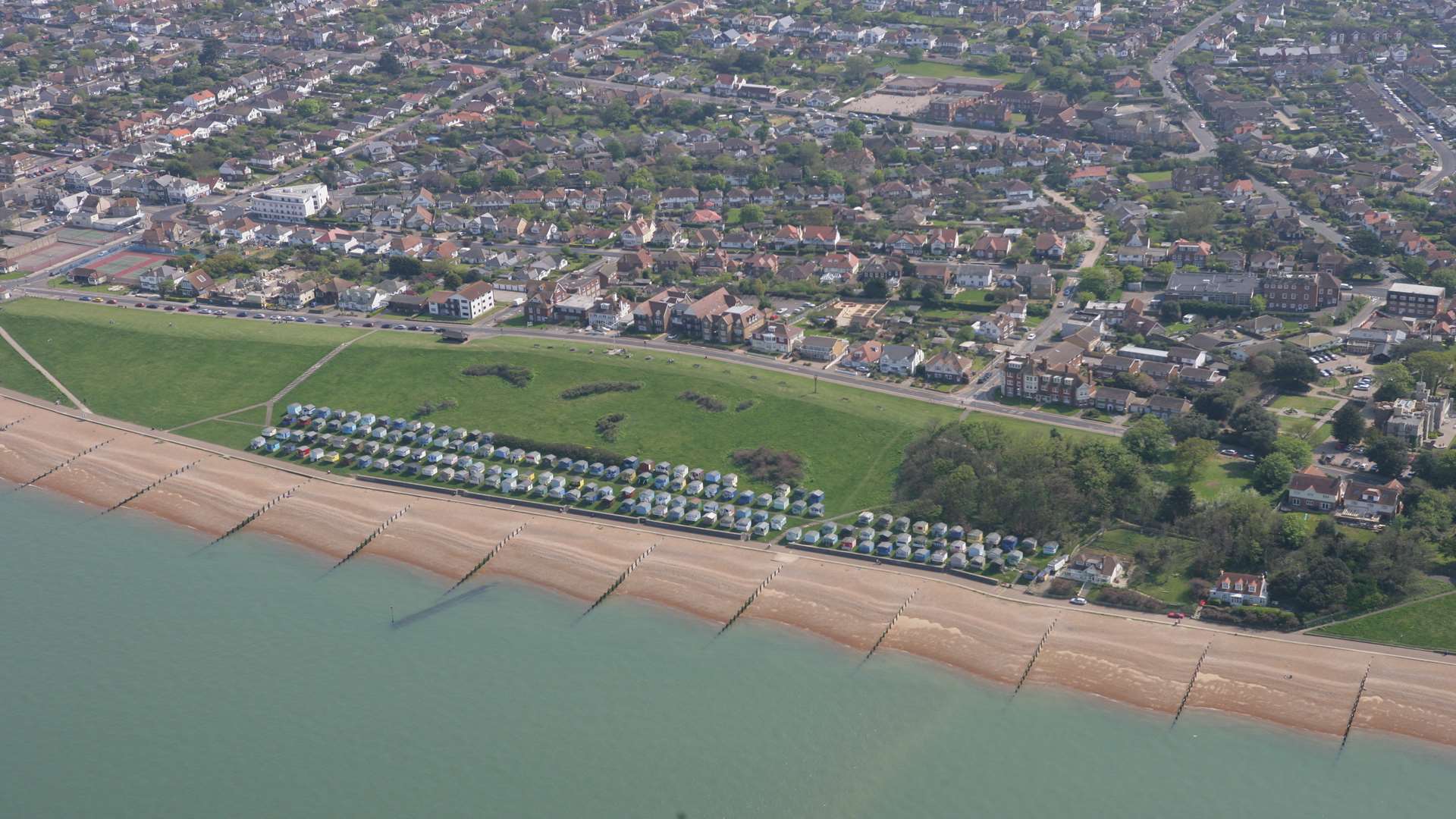 The seafront at Tankerton, near Whitstable