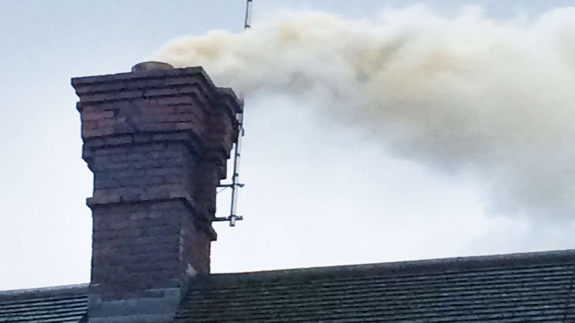 Stock picture of a chimney fire. Picture: Kent Fire and Rescue Service