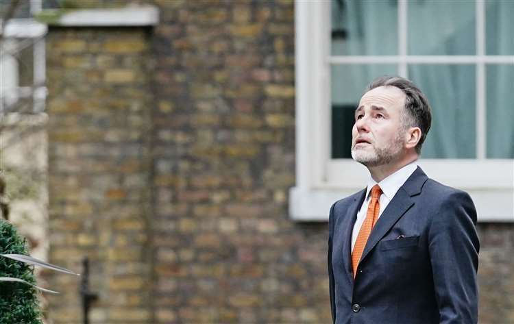 Chris Pincher in Downing Street (Aaron Chown/PA)