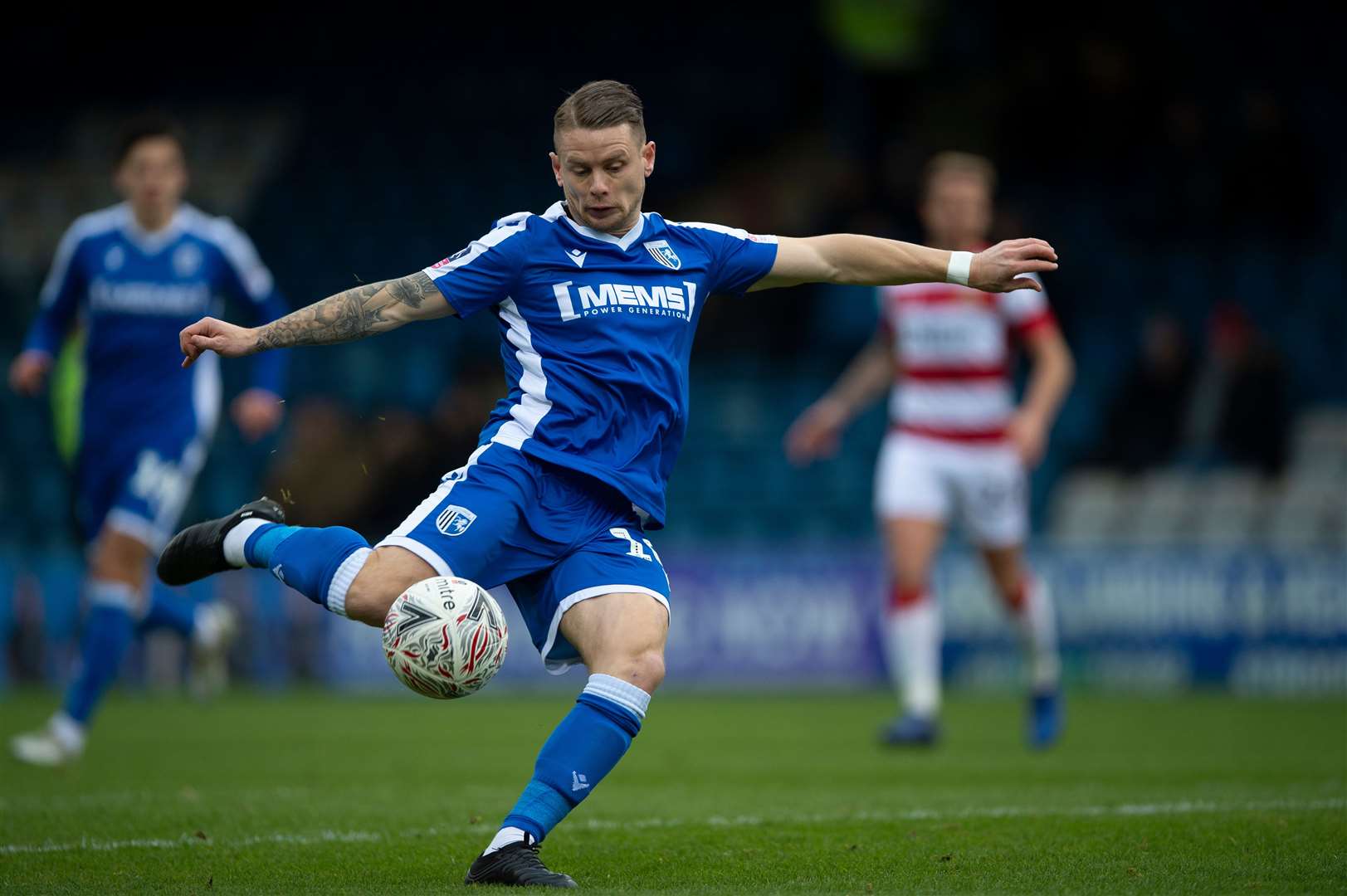 Gills midfielder in action against Doncaster Picture: Ady Kerry