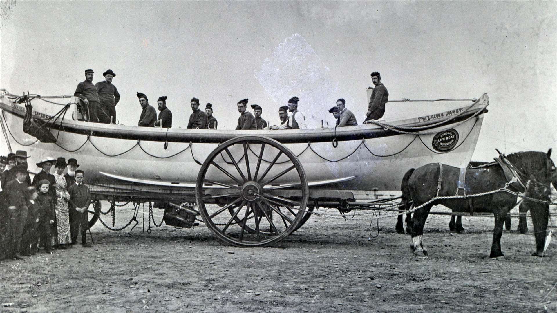 St Anne's lifeboat the Laura Janet, was lost with most of her crew in the 1886 Mexico disaster however the tragedy prompted the public to begin involving themselves heavily in fundraising. Image: RNLI.