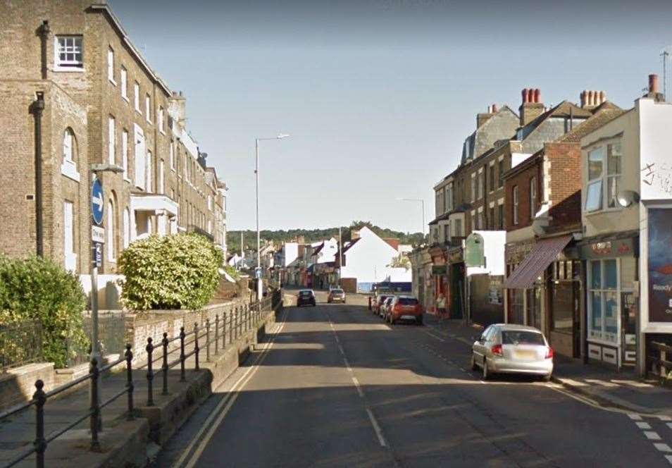 Police attended a house in London Road, Dover. Picture: Google Street View