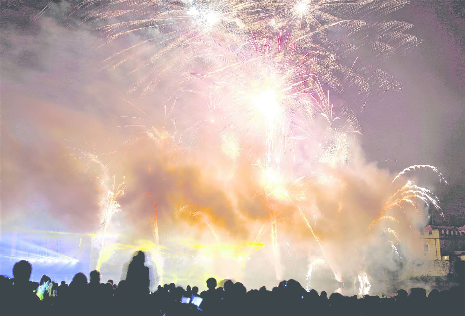 Leeds Castle Fireworks display in 2014. Picture: Matthew Walker
