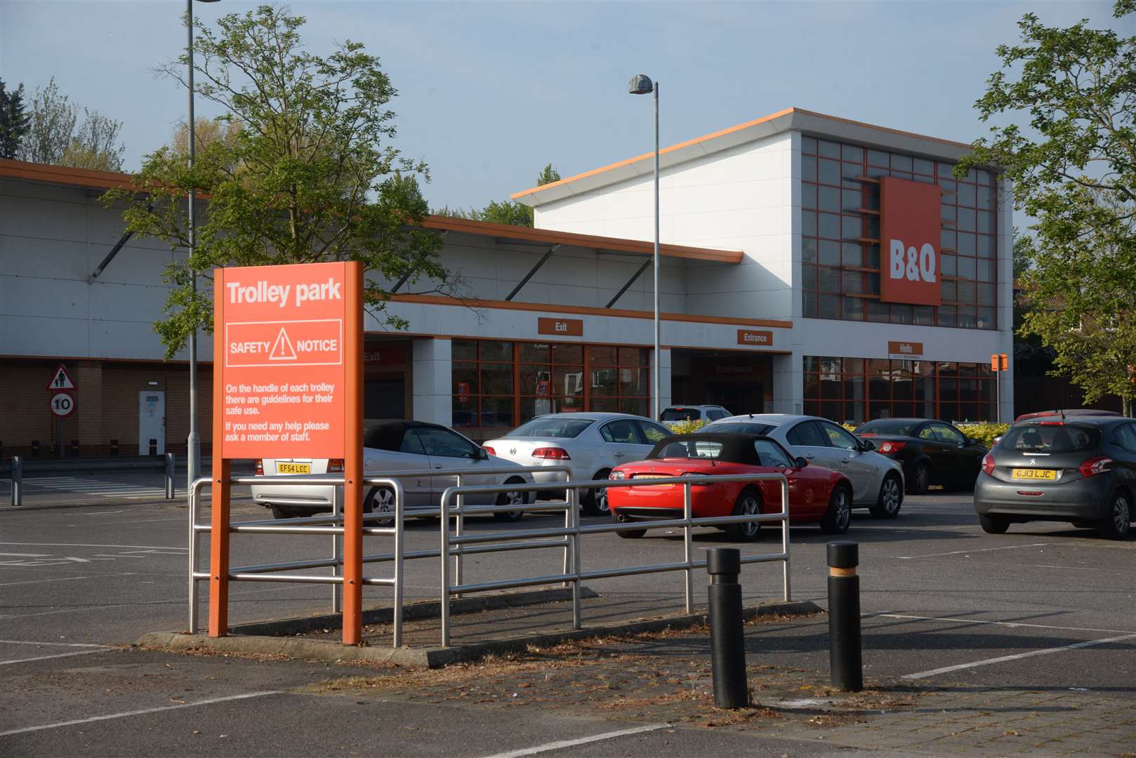 The B&Q store in Sturry Road is now downsized