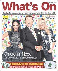 Children In Need Appeal Night stars on the front of this week's What's On cover