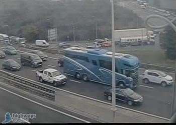 Traffic is building for two miles southbound on M25 towards Dartford. Picture: National Highways