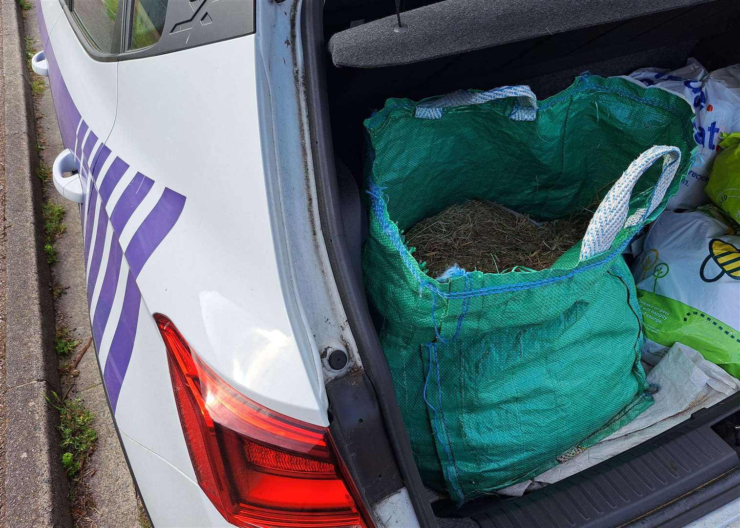 Our KentOnline reporter took the waste away in his car, to be dumped at the tip this weekend