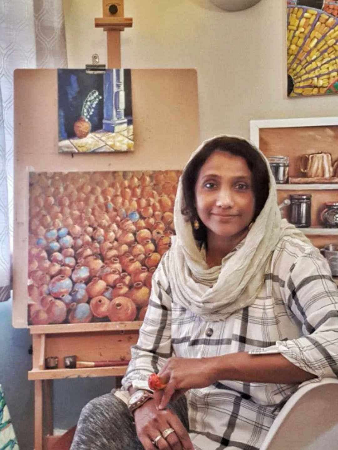 Rainham-based artist Meera Ahamed