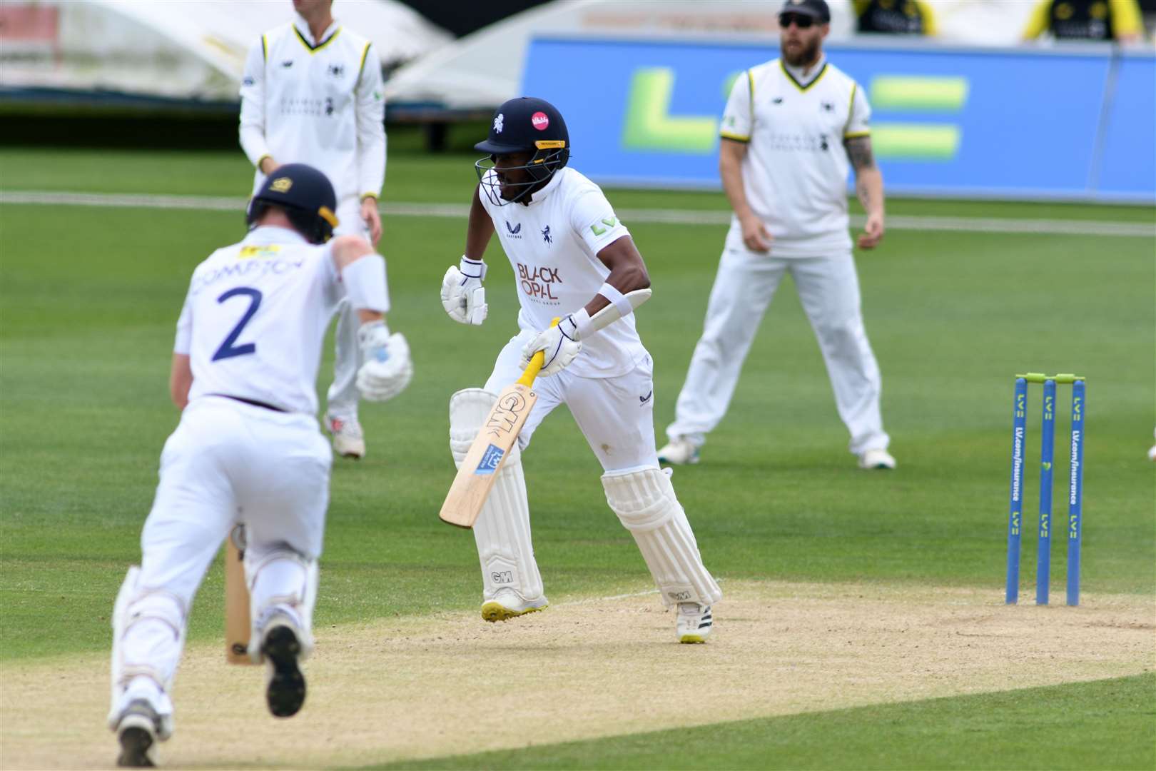 Daniel Bell-Drummond was amongst the runs for Kent against Gloucestershire. Picture: Barry Goodwin
