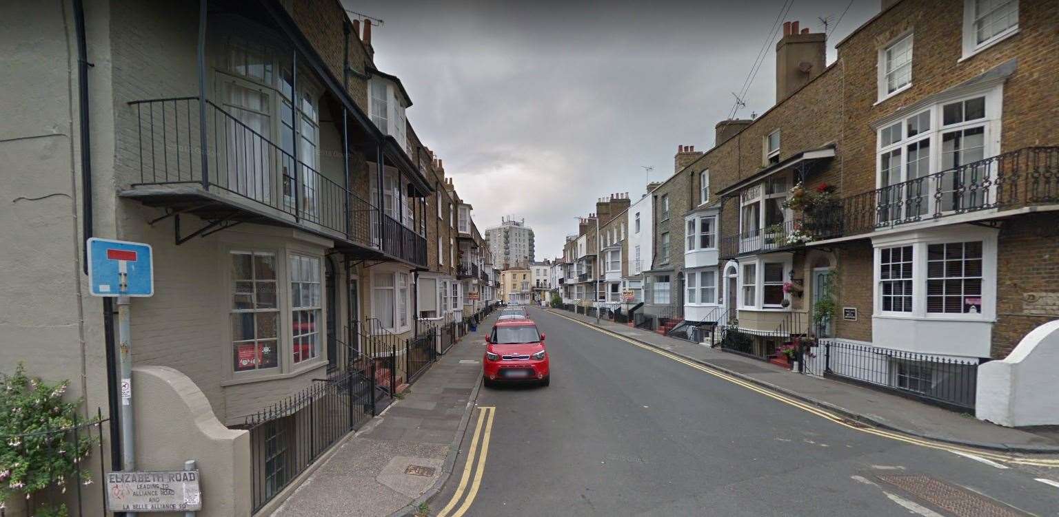 The incident took place in Plains of Waterloo, Ramsgate. Picture: Google