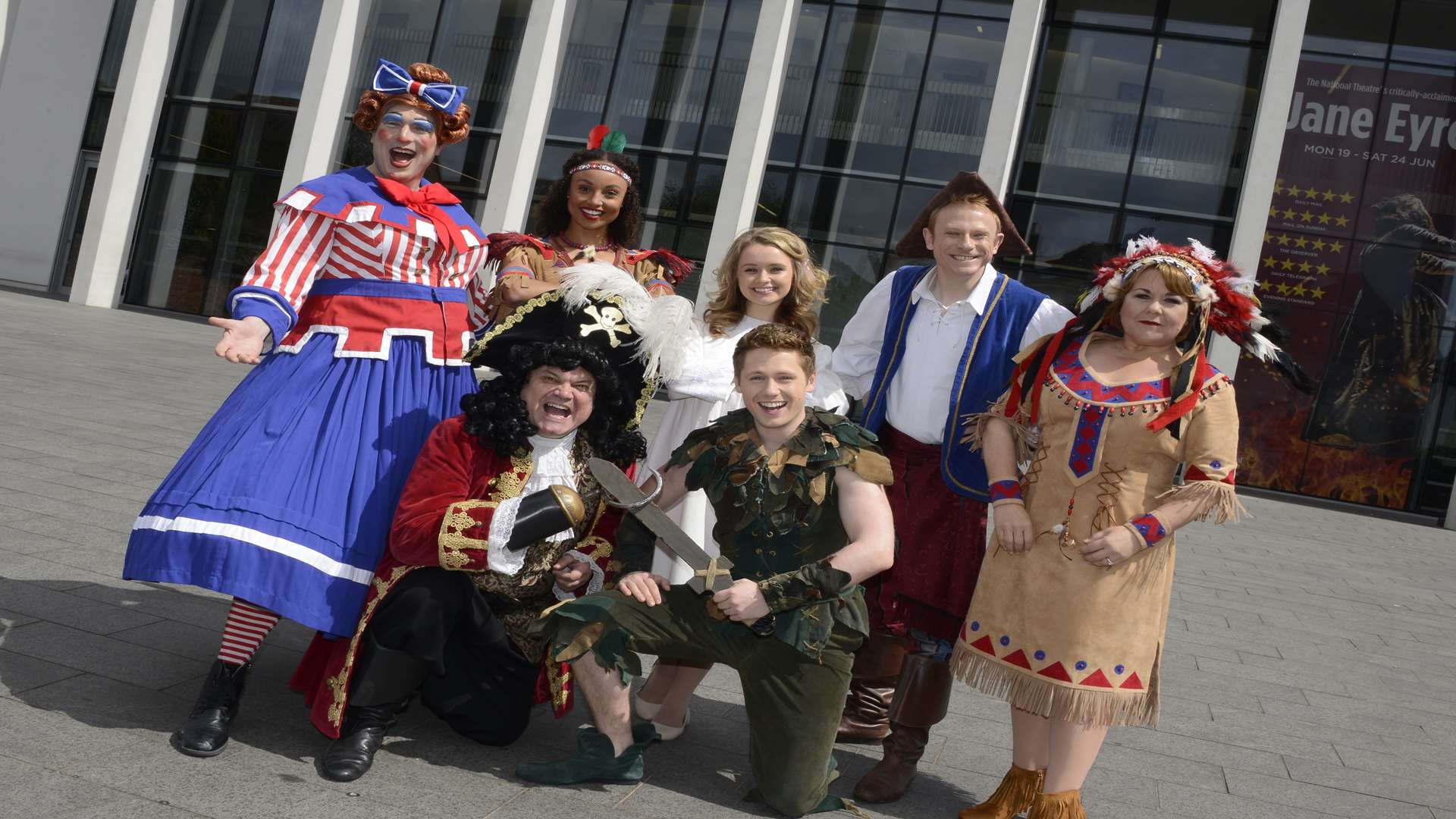 The cast of Peter Pan at the Marlowe Theatre Picture: Paul Amos