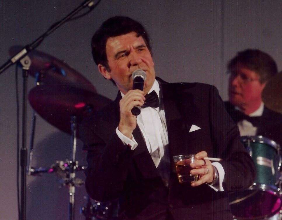 The Dean Martin tribute act by Neil Duncan. Picture: Kent Events Ltd