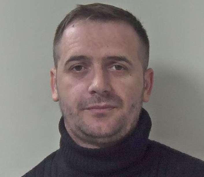 Nicolai Bogdan Lungan a 32-year-old Romanian, was sentenced at Canterbury Crown Court for assisting unlawful immigration into the UK. Picture: Kent Police