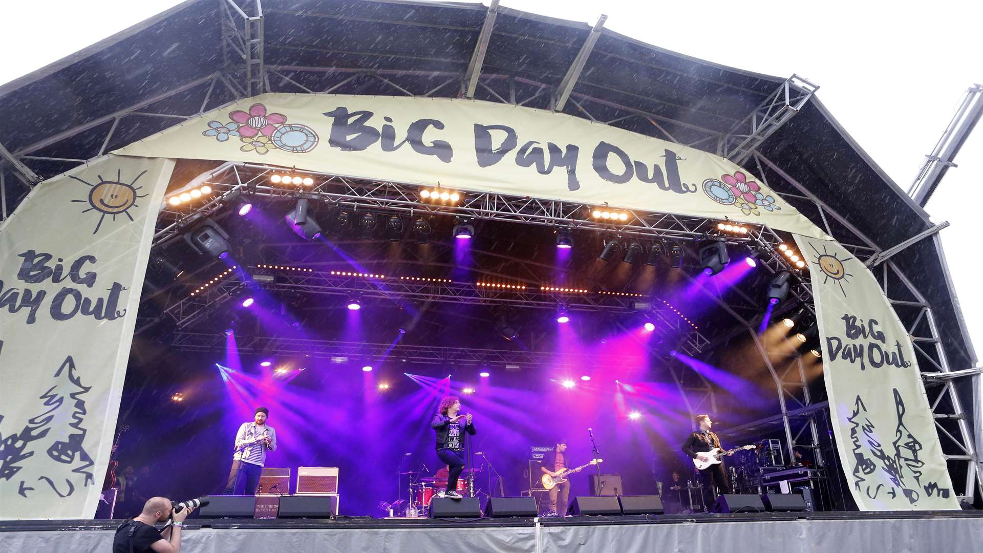 Bands performing at Big Day Out in Mote Park last year