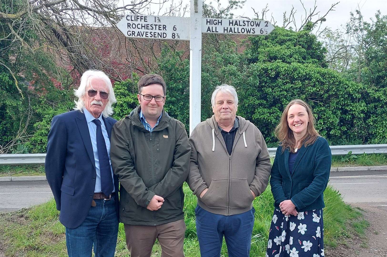 By being a formal group, The Independent Group is entitled to sit on Medway Council committees. From left, Cllrs George Crozer, Michael Pearce, Ron Sands, and Elizabeth Turpin.