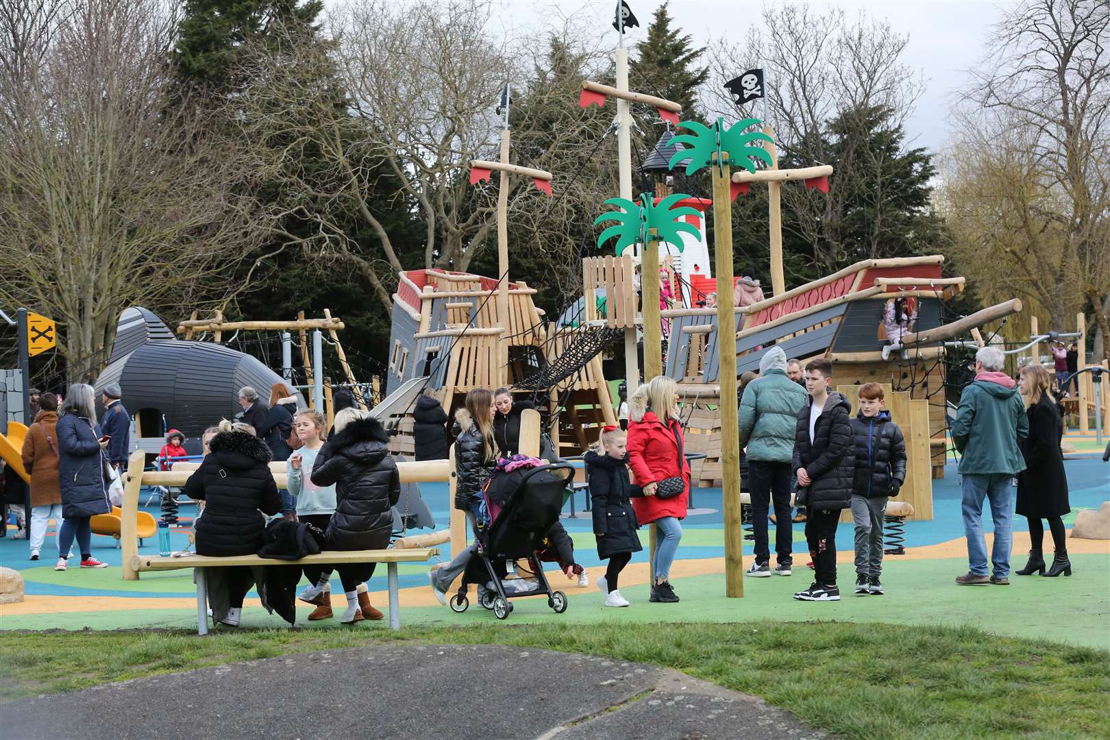 Plans to revamp the old play area were announced last November